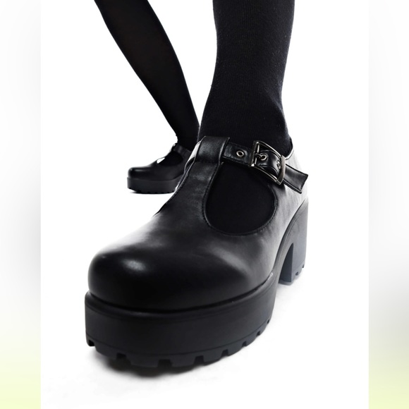 SAI BLACK MARY JANE SHOES 'FAUX LEATHER EDITION' - Picture 2 of 3